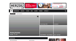 Desktop Screenshot of herzog-magazin.de