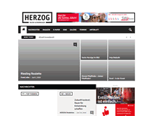 Tablet Screenshot of herzog-magazin.de